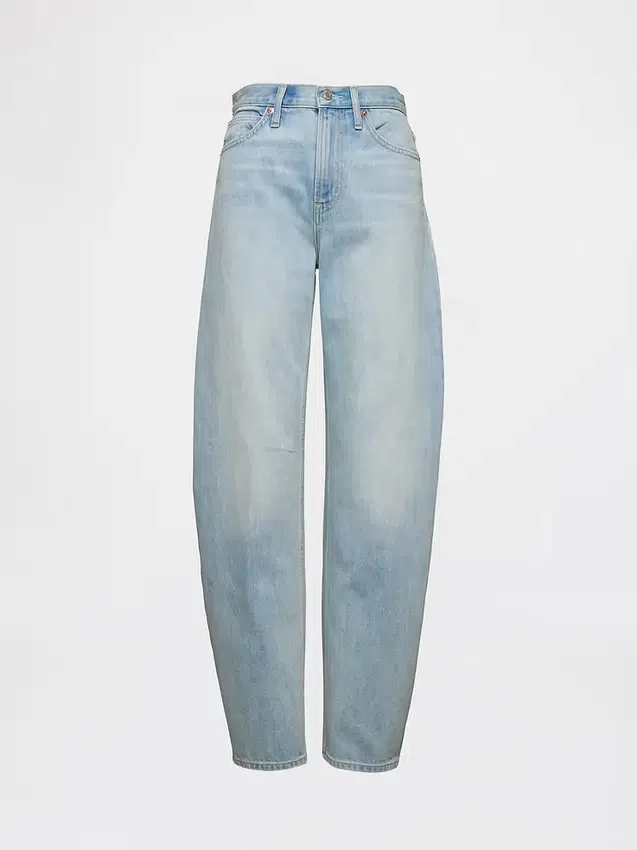 Jeans Barrel taille haute