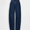 Jeans Barrel taille haute