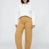 Jeans Barrel taille haute