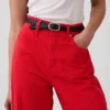 Jeans Barrel taille haute