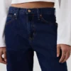 Jeans Barrel taille haute