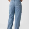 Jeans Barrel taille haute