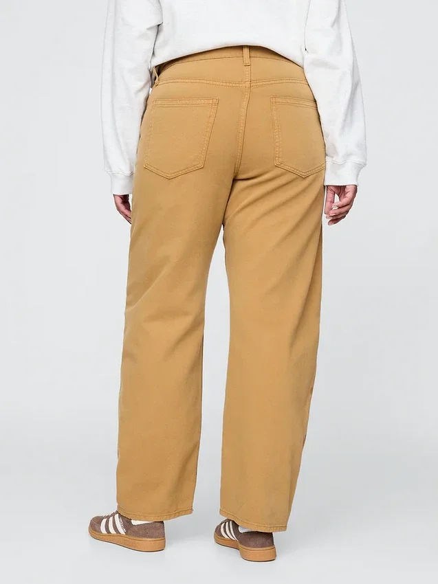 Jeans Barrel taille haute