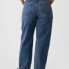 Jeans Barrel taille haute