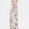 Jeans « Barrel » à taille haute et imprimé floral