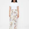 Jeans « Barrel » à taille haute et imprimé floral