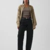 Jeans « Barrel » taille haute pour silhouettes rondes