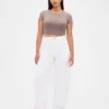 Jeans « Barrel » taille haute pour silhouettes rondes