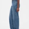 Jeans « Barrel » taille haute pour silhouettes rondes