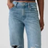 Jeans « Barrel » taille haute pour silhouettes rondes