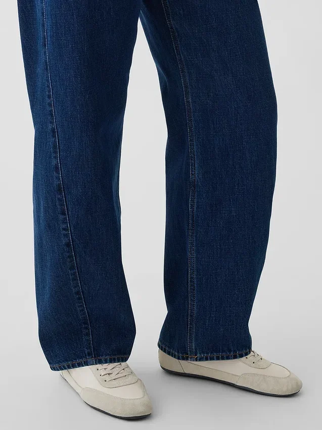 Jeans « Barrel » taille haute pour silhouettes rondes
