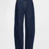 Jeans « Barrel » taille haute pour silhouettes rondes