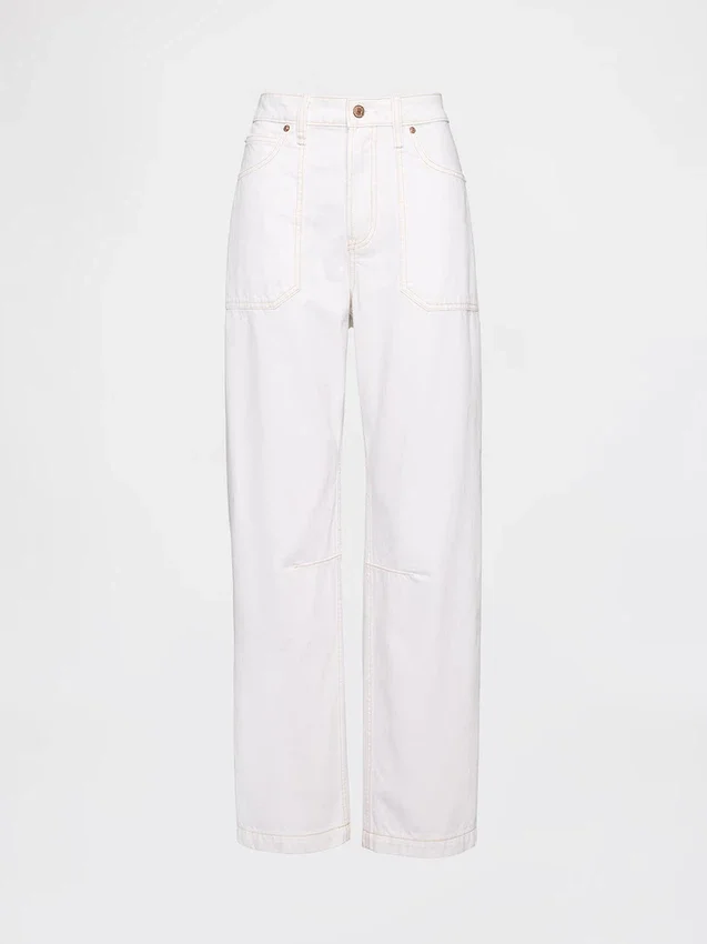 Jeans « Barrel » taille haute pour silhouettes rondes