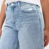 Jeans « Barrel » taille haute pour silhouettes rondes