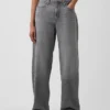 Jeans « Barrel » taille haute ultra-doux