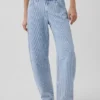Jeans « Barrel » ultra-doux à taille basse
