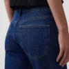 Jeans bootcut décontractés à taille mi-haute