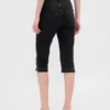Jeans capri court à taille haute