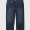 Jeans capri court à taille haute
