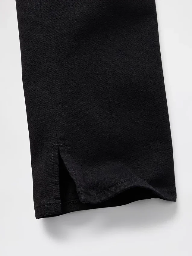 Jeans capri court à taille haute