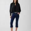 Jeans capri taille basse