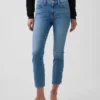 Jeans capri taille basse