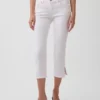 Jeans capri taille basse
