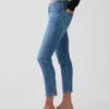 Jeans capri taille basse