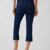Jeans capri taille basse