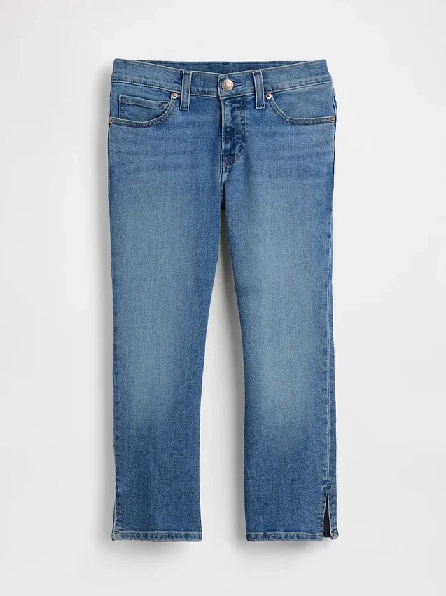 Jeans capri taille basse