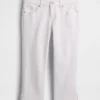 Jeans capri taille basse