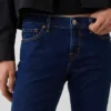 Jeans capri taille basse