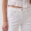 Jeans capri taille basse