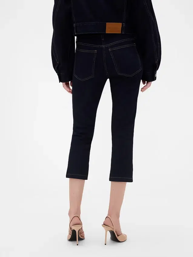 Jeans capri taille basse GAP × Victoria Beckham