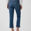 Jeans capri taille haute