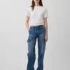 Jeans cargo ample taille basse style années 90