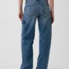 Jeans cargo ample taille basse style années 90