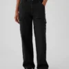 Jeans cargo ample taille moyenne style années 90