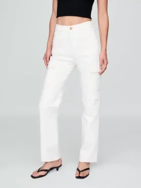 Jeans cargo ample taille moyenne style années 90