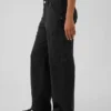 Jeans cargo ample taille moyenne style années 90