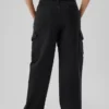 Jeans cargo ample taille moyenne style années 90
