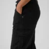 Jeans cargo ample taille moyenne style années 90