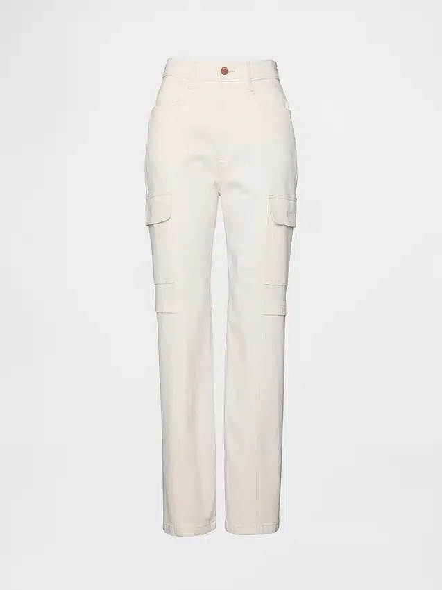 Jeans cargo ample taille moyenne style années 90