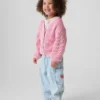 Jeans cargo à taille haute et à enfiler « Strawberry » pour Bébé & Enfant