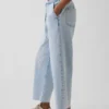 Jeans court ample taille basse style années 90