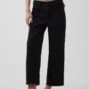 Jeans court décontracté à taille basse