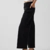 Jeans court décontracté à taille basse