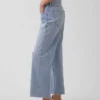 Jeans court décontracté à taille basse