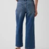 Jeans court décontracté à taille basse