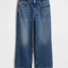 Jeans court décontracté à taille basse
